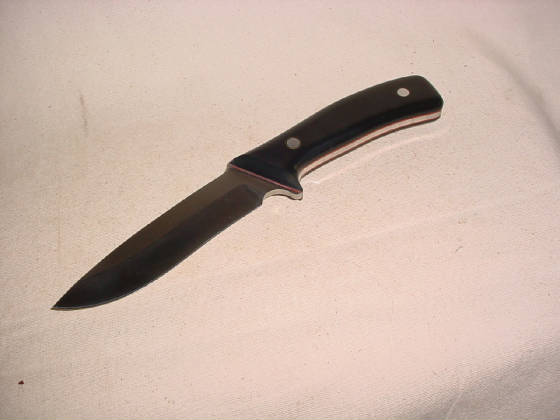 10.25 Black Hunting Tactical Knife with Sheath (Drop Point)